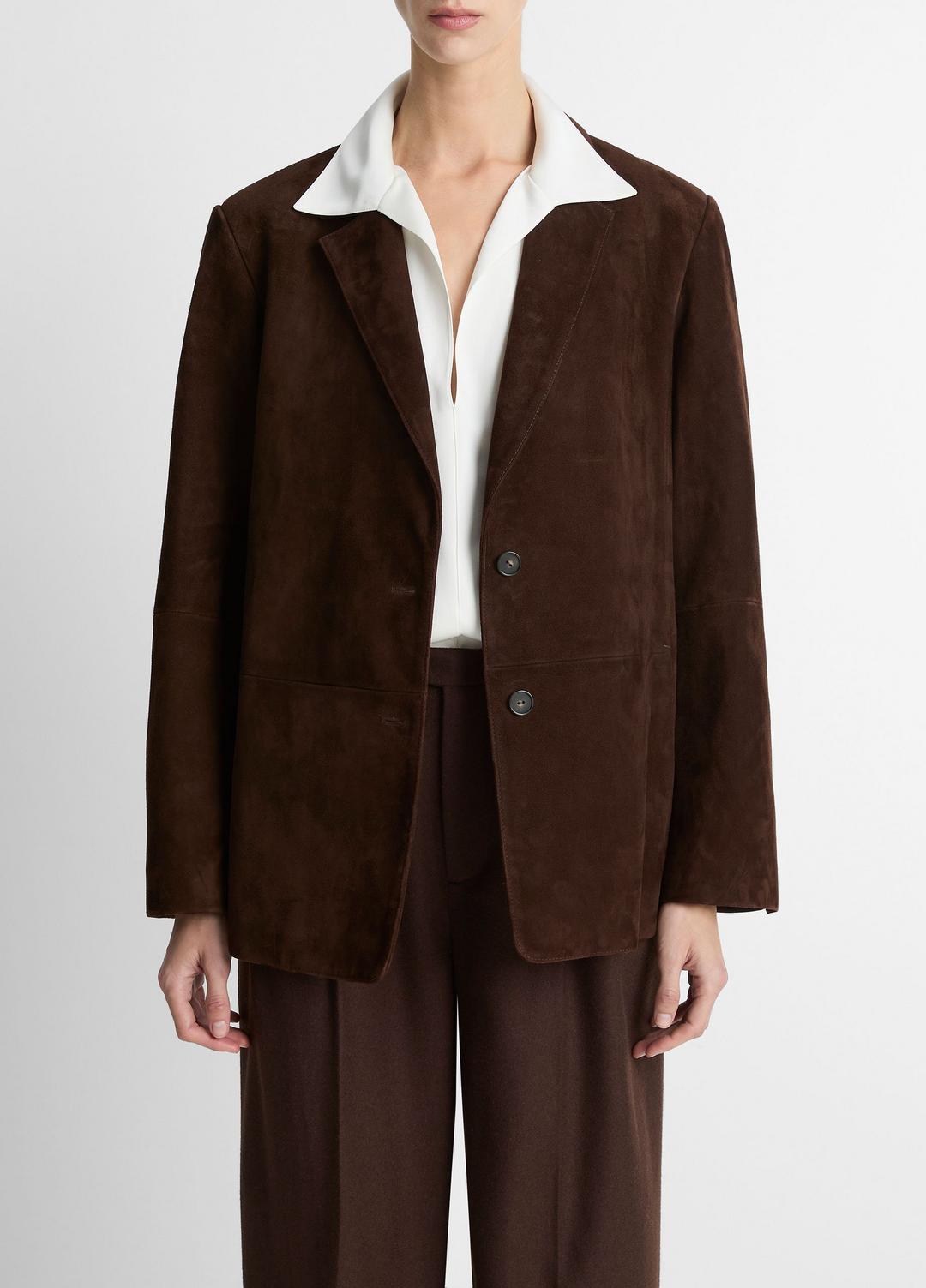VINCE Women Suede Blazer in Blazers