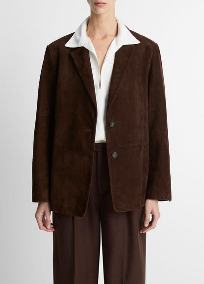 VINCE Women Suede Blazer in Blazers