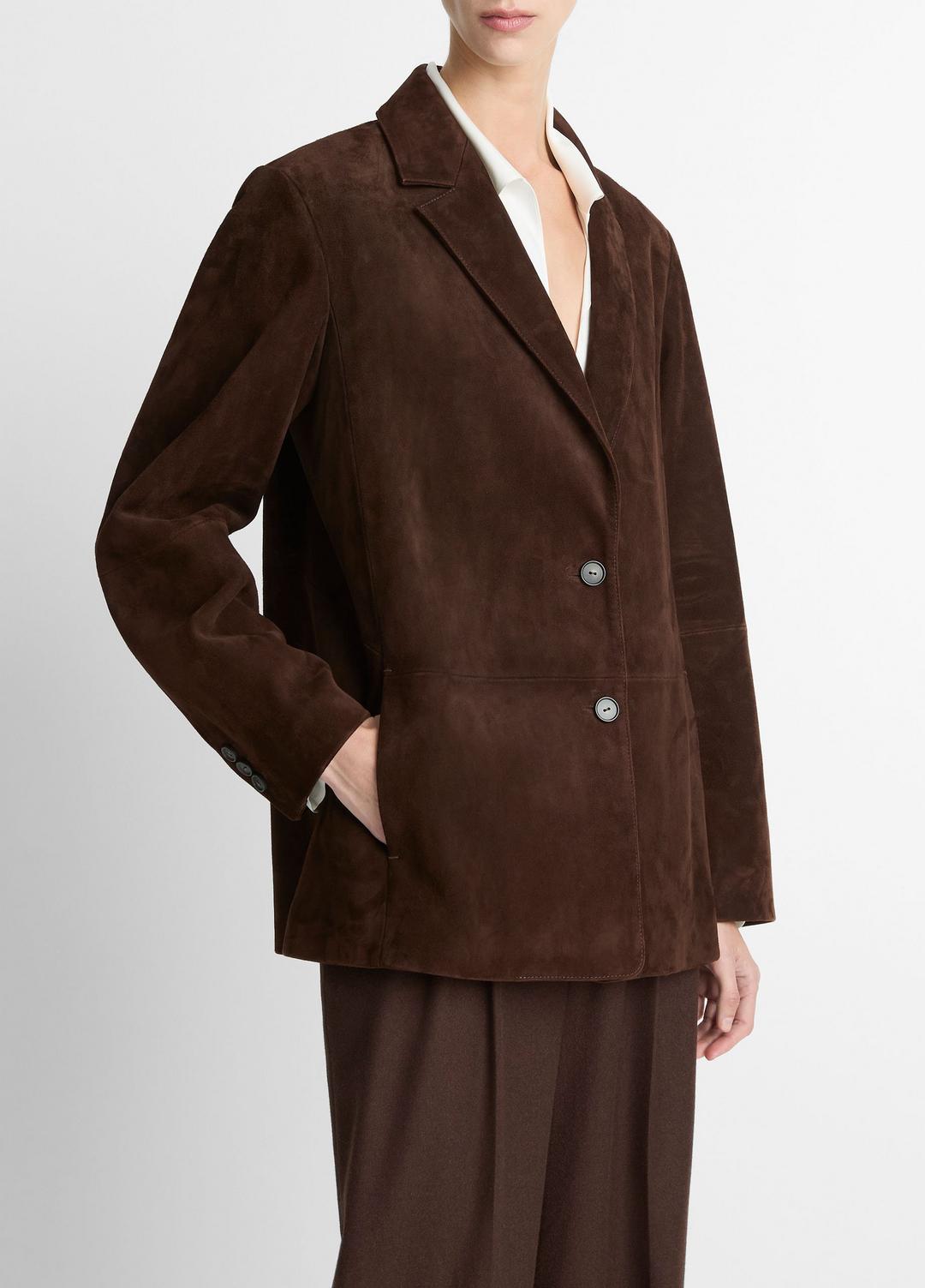 VINCE Women Suede Blazer in Blazers