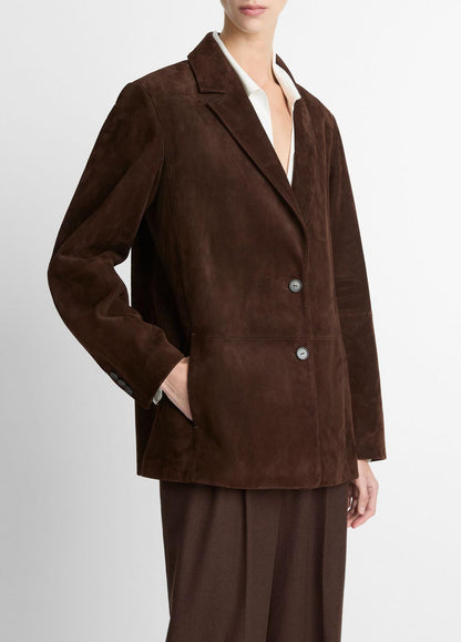 VINCE Women Suede Blazer in Blazers