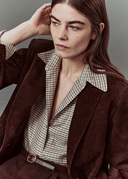 VINCE Women Suede Blazer in Blazers