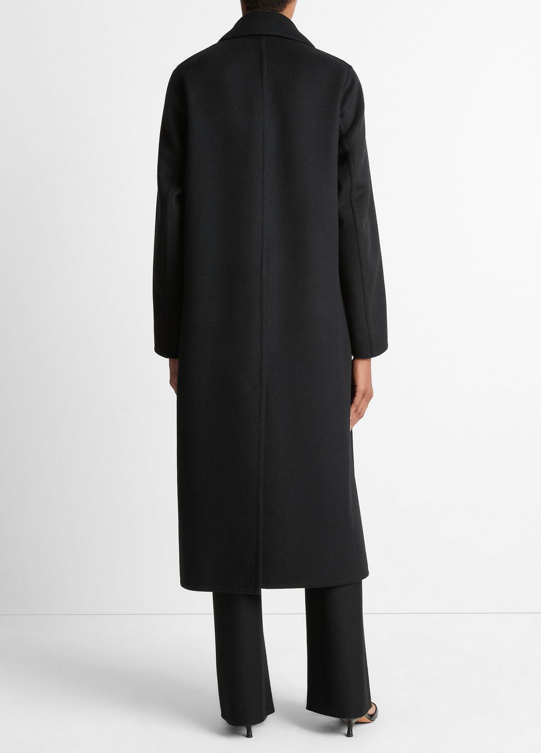 VINCE Women Wool-Blend Single-Breasted Coat in Coats