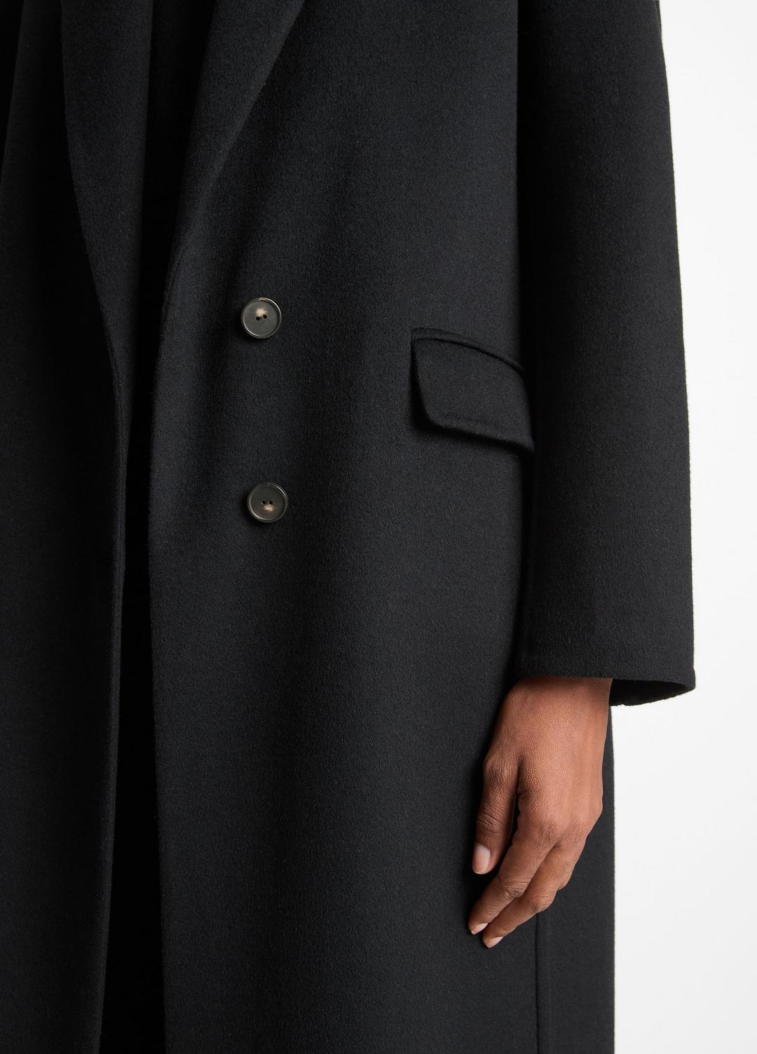 VINCE Women Wool-Blend Single-Breasted Coat in Coats