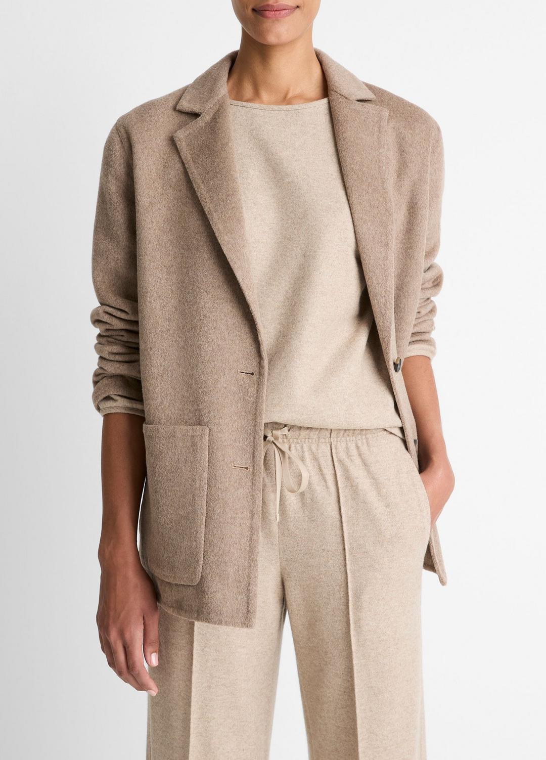 VINCE Women Double-Face Wool & Cashmere-Blend Blazer in Blazers