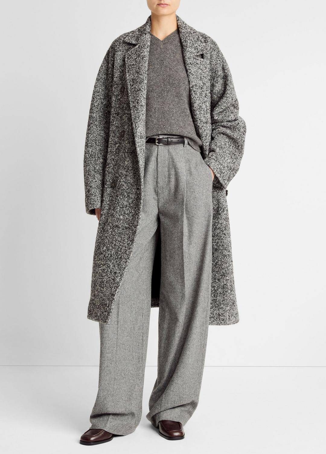 VINCE Women Italian Wool-Blend Overcoat in Coats