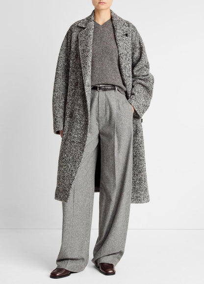 VINCE Women Italian Wool-Blend Overcoat in Coats