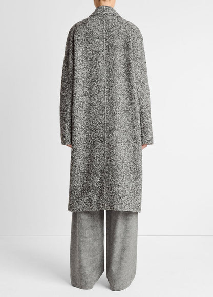 VINCE Women Italian Wool-Blend Overcoat in Coats