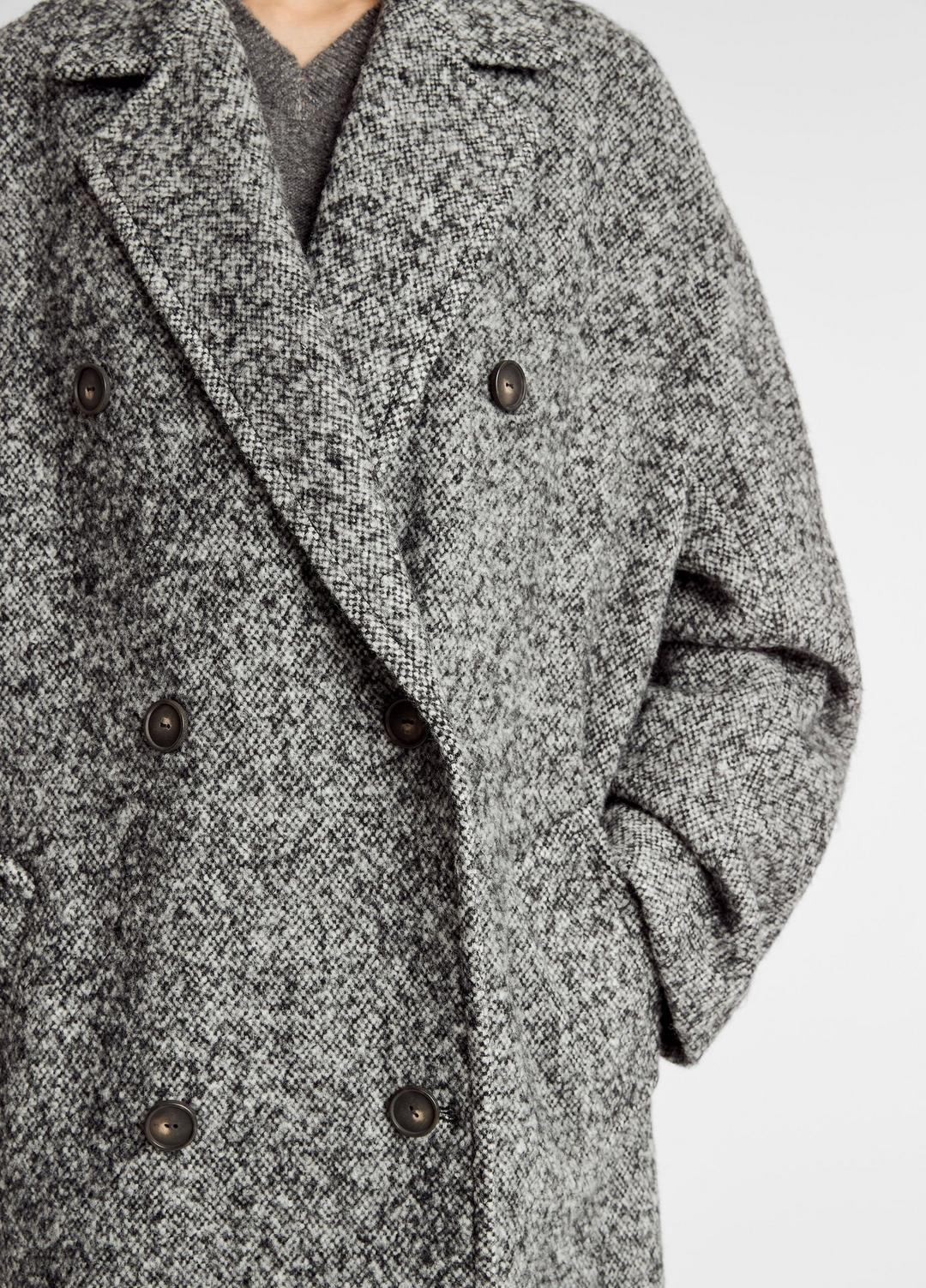 VINCE Women Italian Wool-Blend Overcoat in Coats