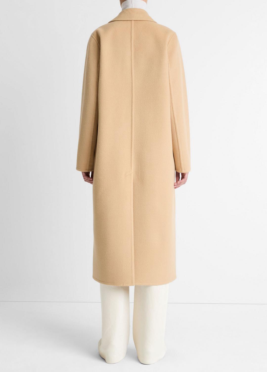 VINCE Women Wool-Blend Single-Breasted Coat in Coats