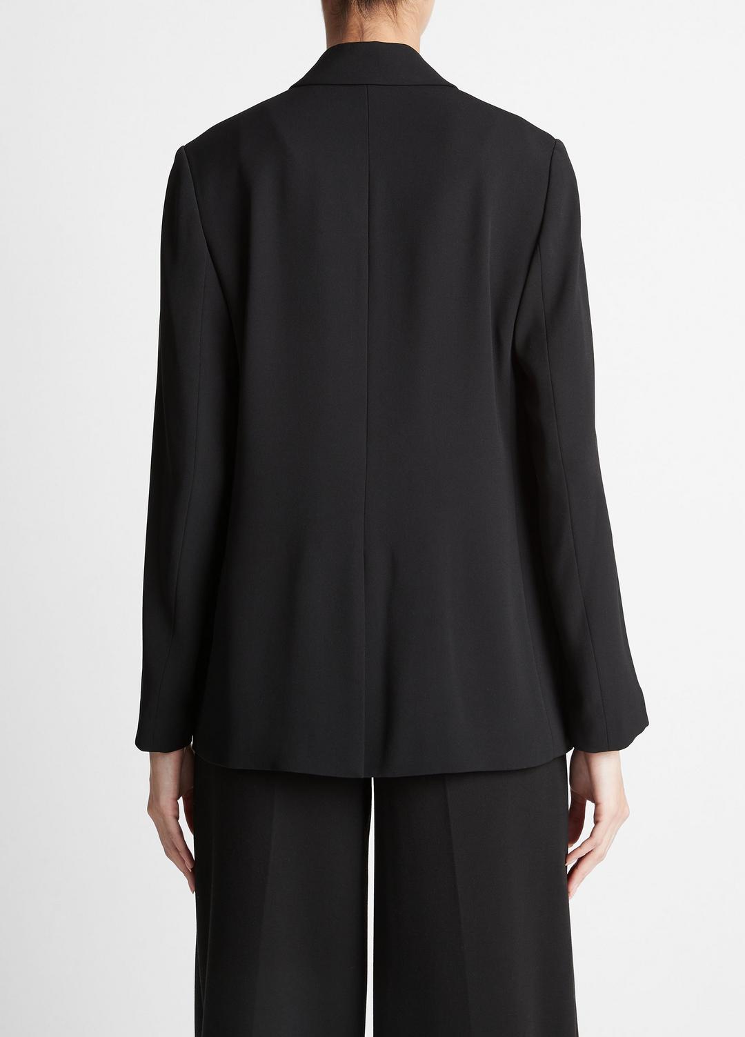 VINCE Women Crepe Double-Breasted Blazer in Blazers