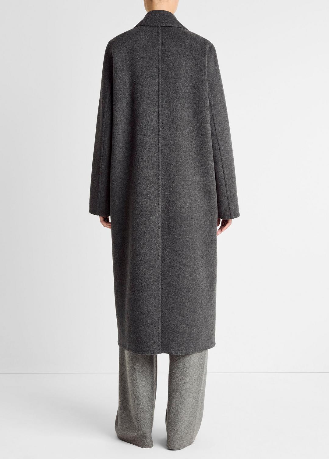 VINCE Women Wool-Blend Single-Breasted Coat in Coats