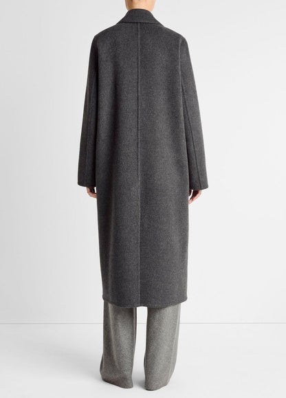 VINCE Women Wool-Blend Single-Breasted Coat in Coats
