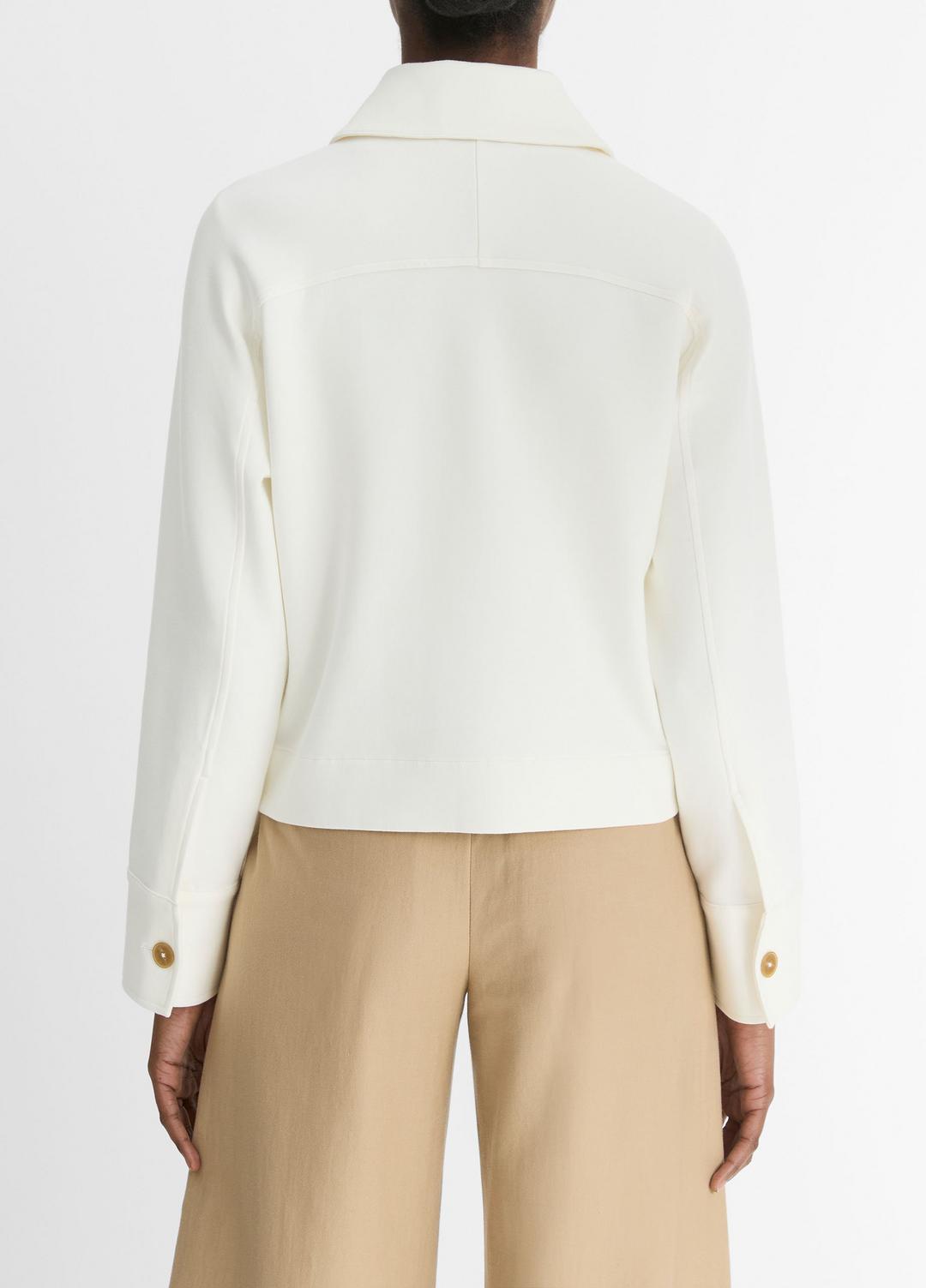 VINCE Women Cotton-Blend Shirt Jacket in Jackets