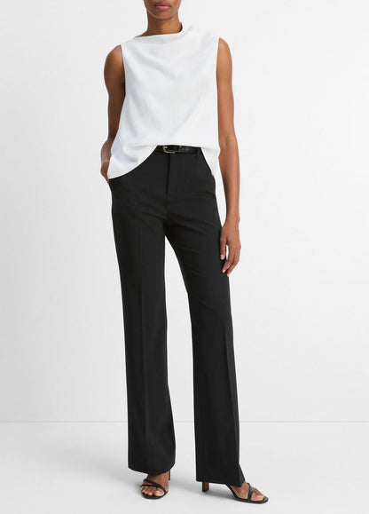 VINCE Women Asymmetrical Draped A-Line Top in Tank Tops