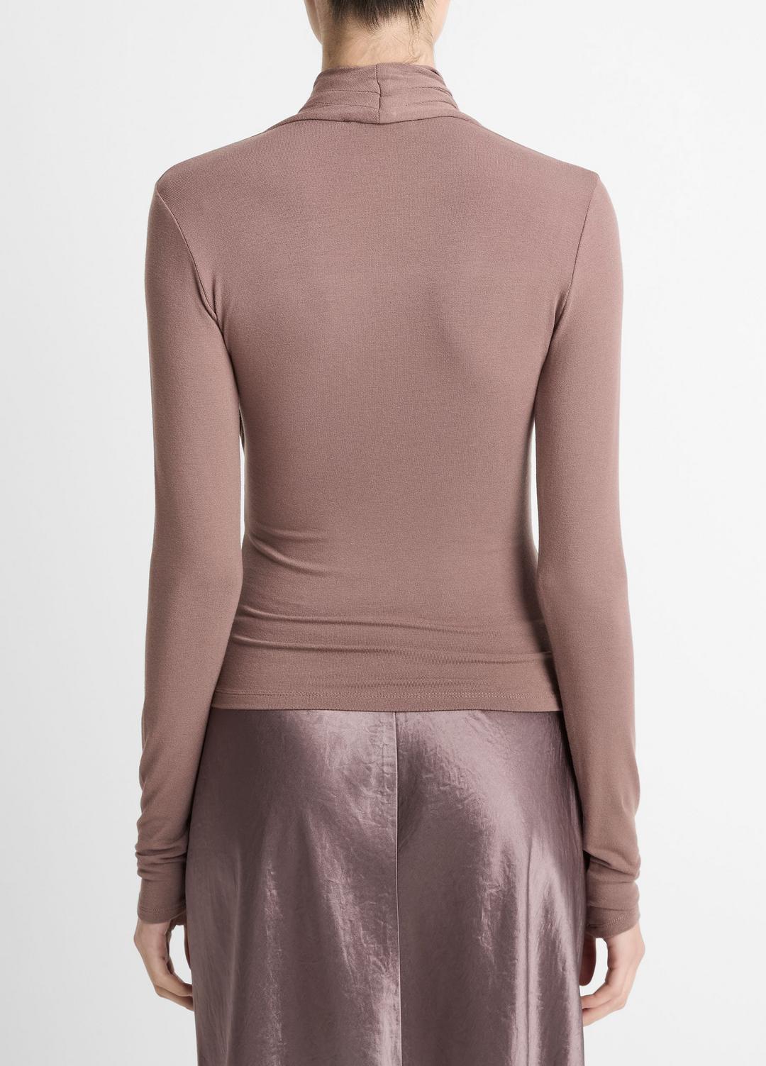 VINCE Women Fixed Wrap Long-Sleeve Top in Long Sleeve
