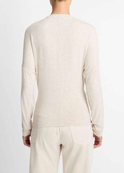 VINCE Women Fixed-Drape Long-Sleeve T-Shirt in Long Sleeve