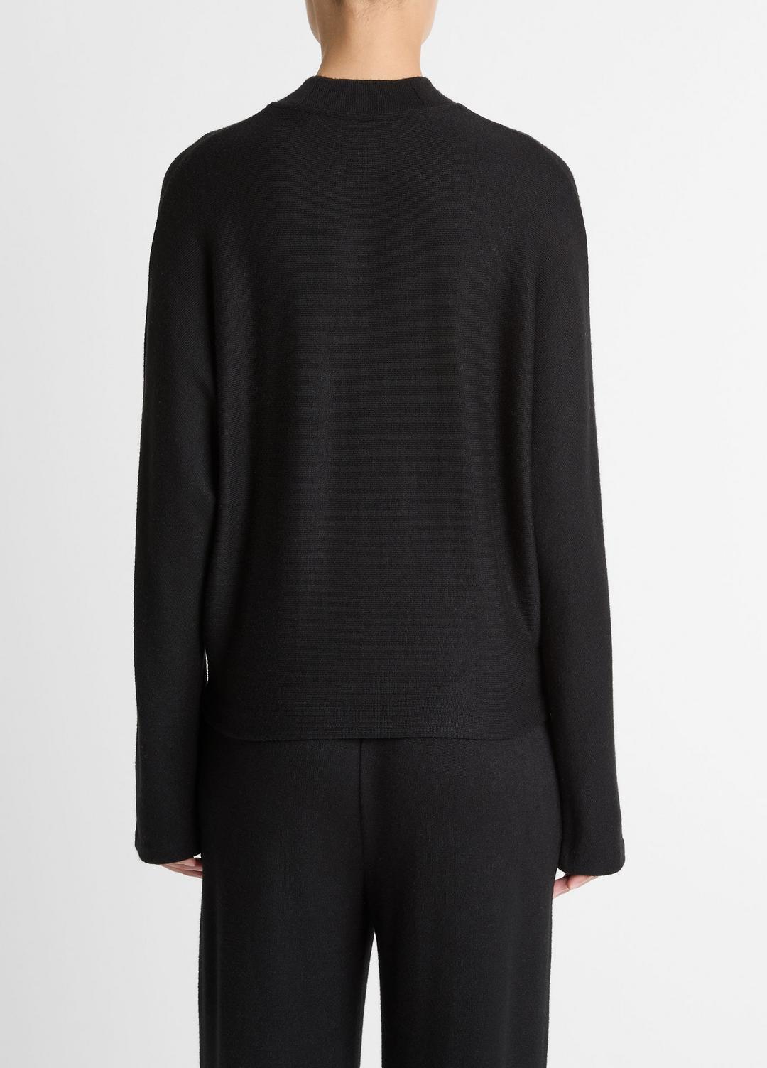 VINCE Women Cozy Dolman-Sleeve Mock-Neck Top in Long Sleeve