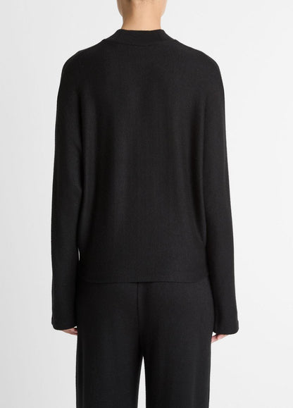 VINCE Women Cozy Dolman-Sleeve Mock-Neck Top in Long Sleeve