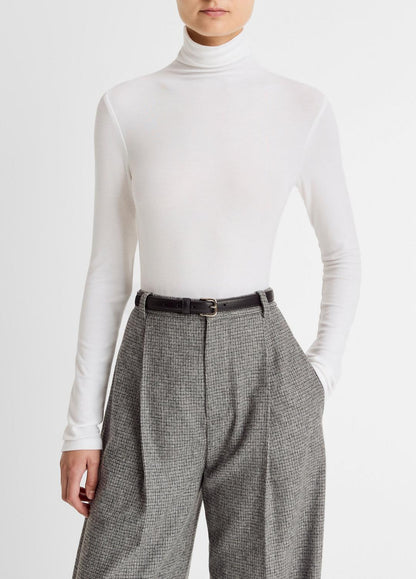 VINCE Women Essential Long-Sleeve Turtleneck Top in Long Sleeve