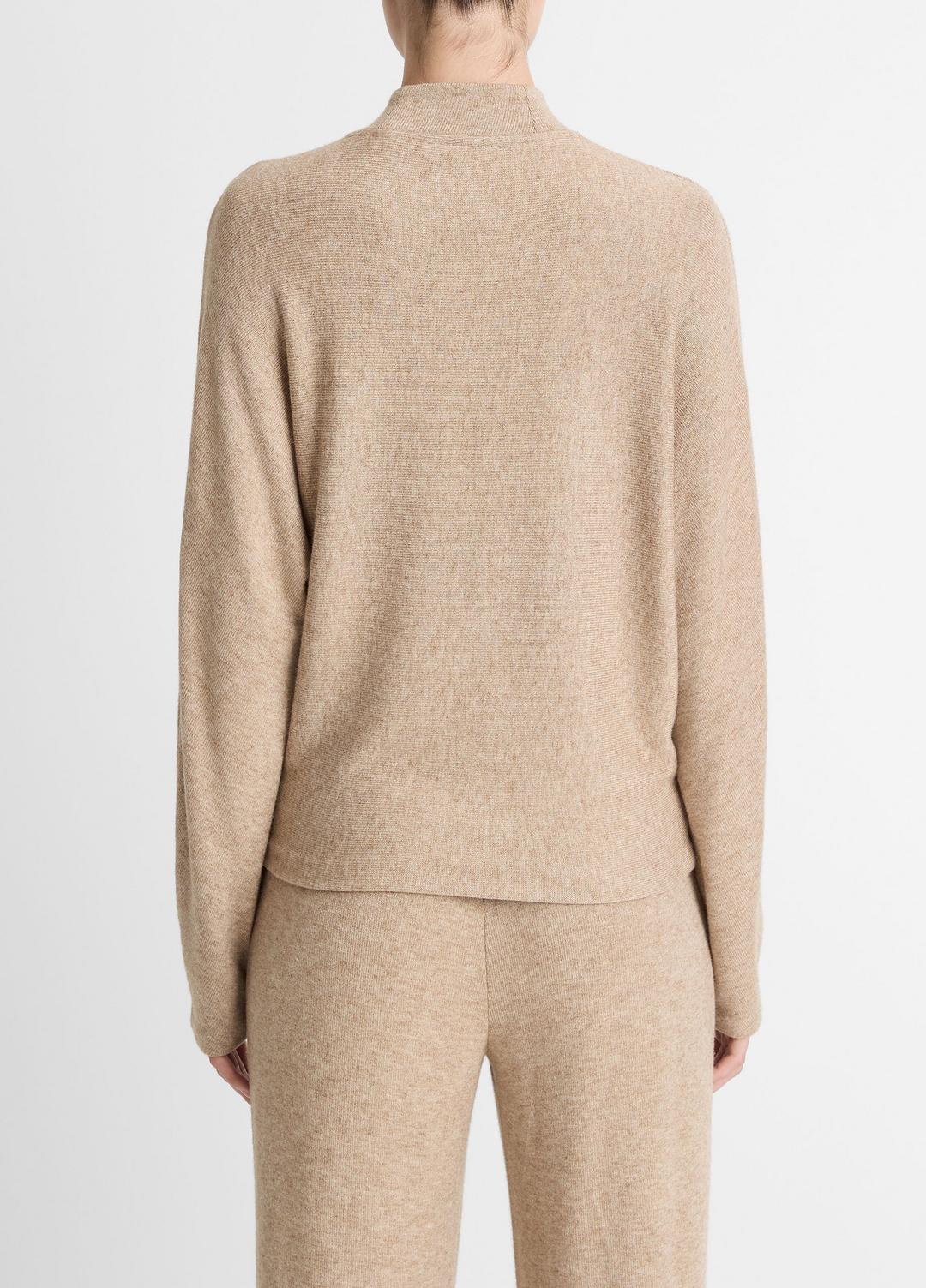 VINCE Women Cozy Dolman-Sleeve Mock-Neck Top in Long Sleeve