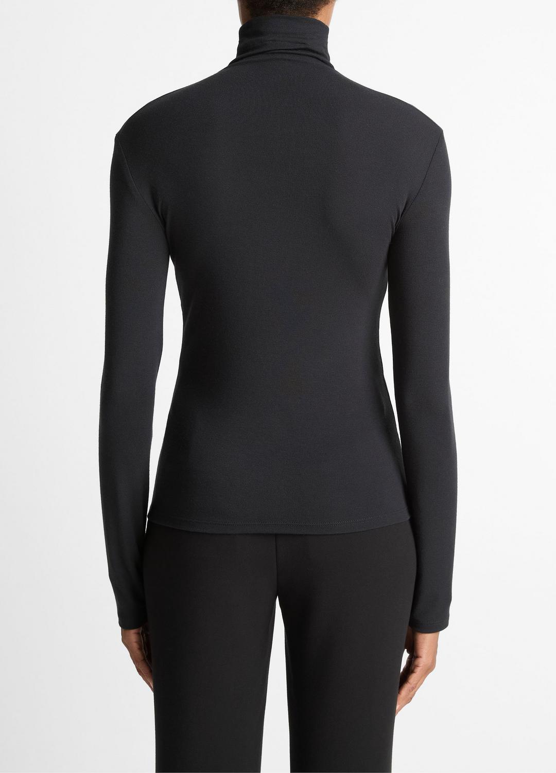 VINCE Women Essential Long-Sleeve Turtleneck Top in Long Sleeve