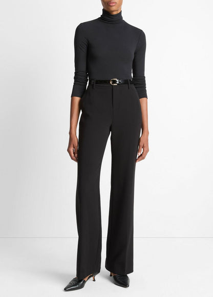 VINCE Women Essential Long-Sleeve Turtleneck Top in Long Sleeve