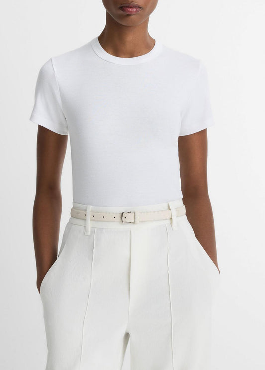 VINCE Women Pima Cotton-Blend '90s Shrunken T-Shirt in Short Sleeve