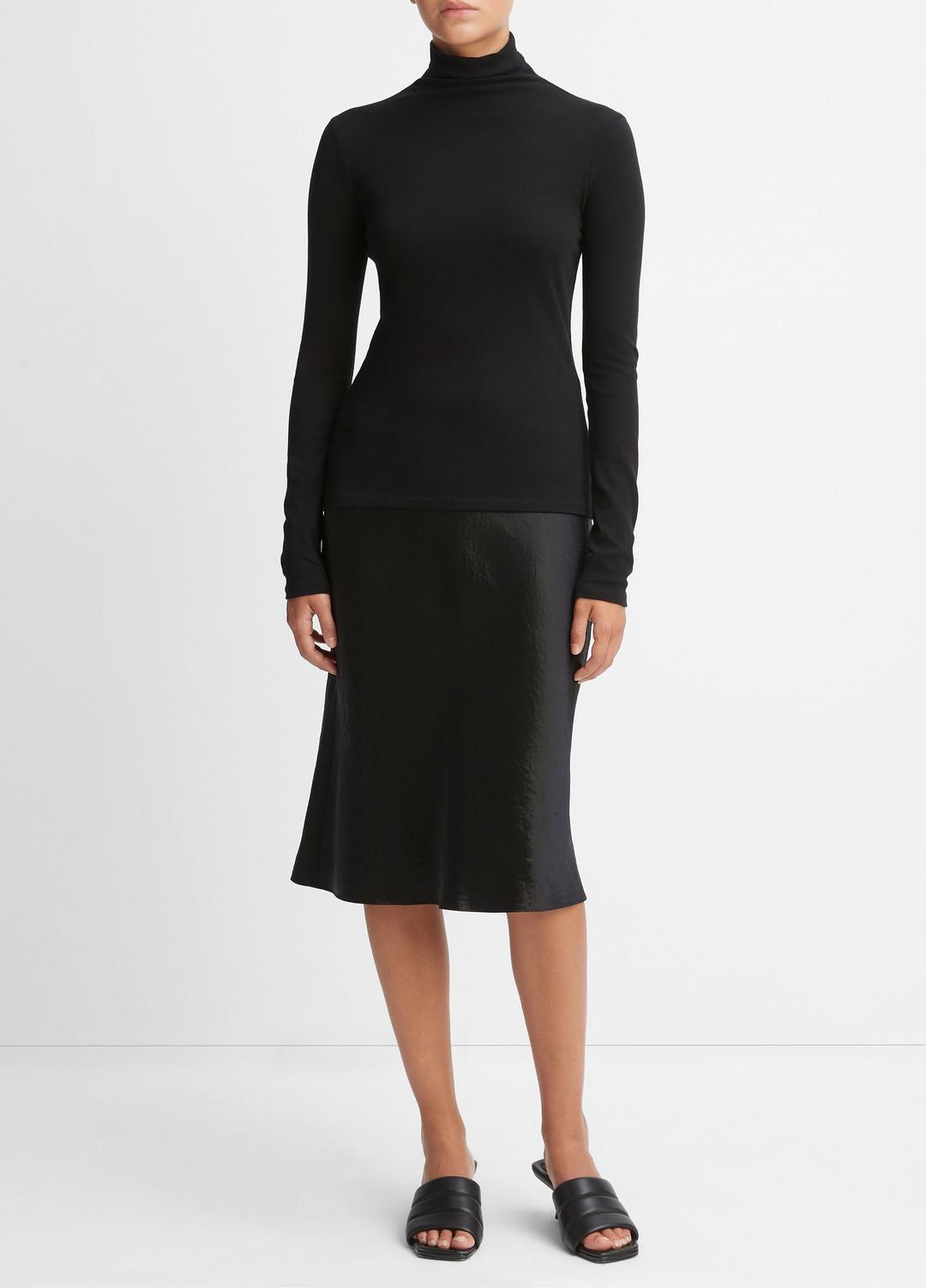 VINCE Women Essential Long Sleeve Turtleneck in Long Sleeve