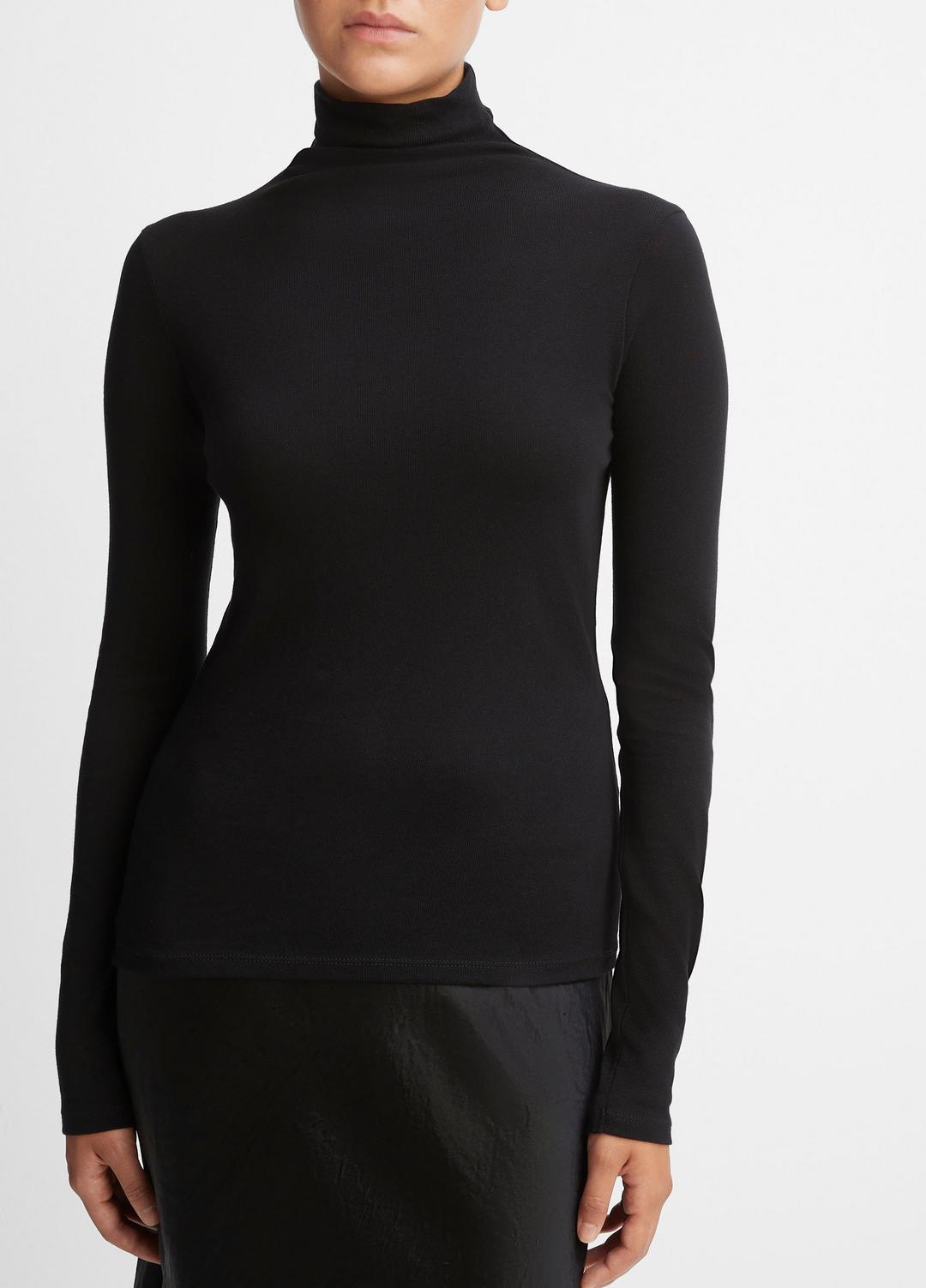 VINCE Women Essential Long Sleeve Turtleneck in Long Sleeve