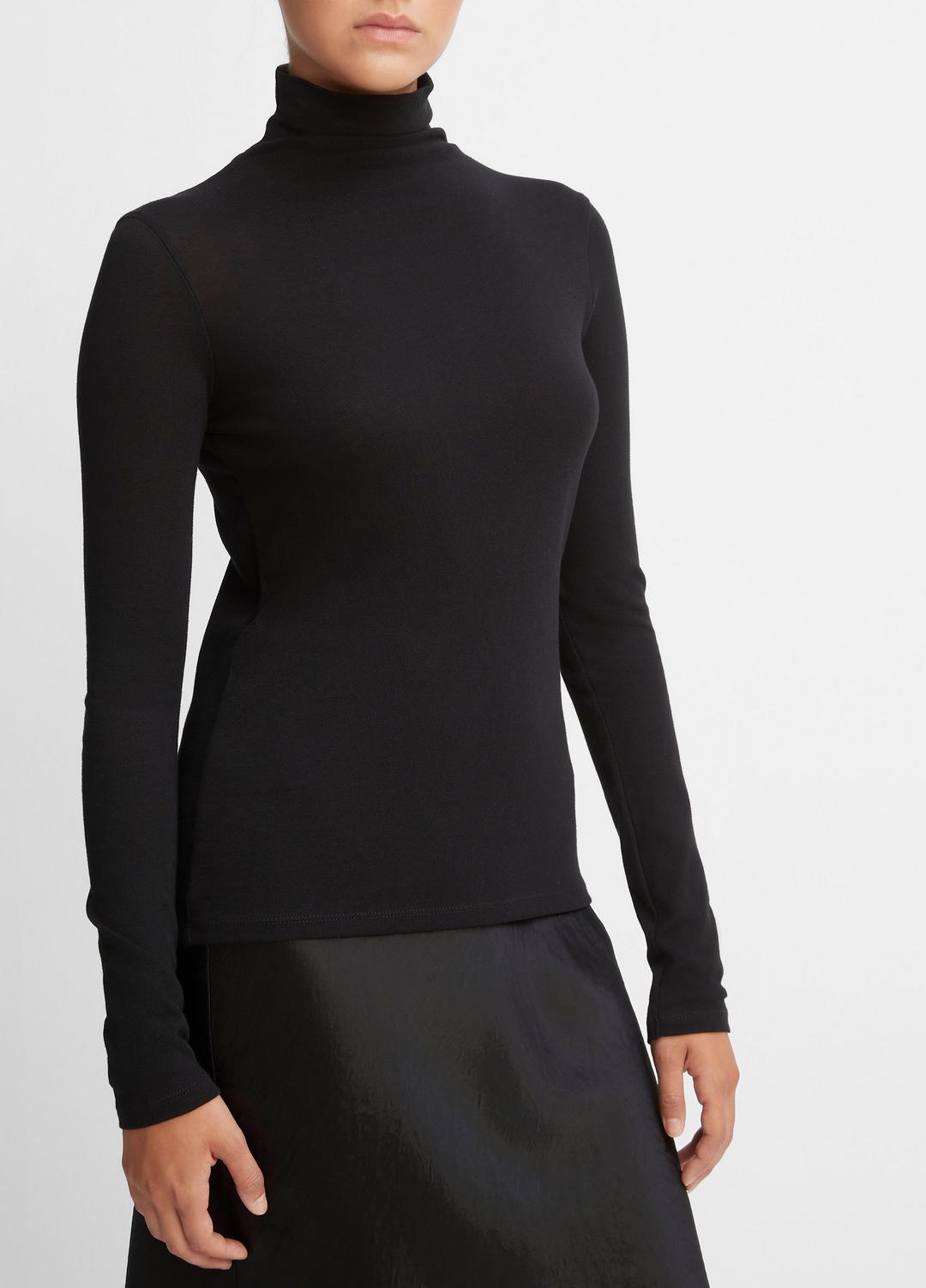 VINCE Women Essential Long Sleeve Turtleneck in Long Sleeve