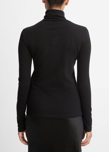 VINCE Women Essential Long Sleeve Turtleneck in Long Sleeve