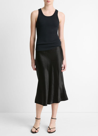 VINCE Women Ribbed Scoop-Neck Tank in Tank Tops