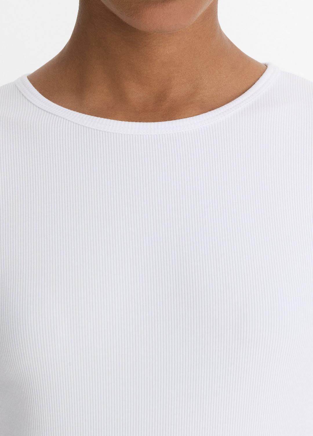 VINCE Women Elbow-Sleeve Crew Neck T-Shirt in Short Sleeve