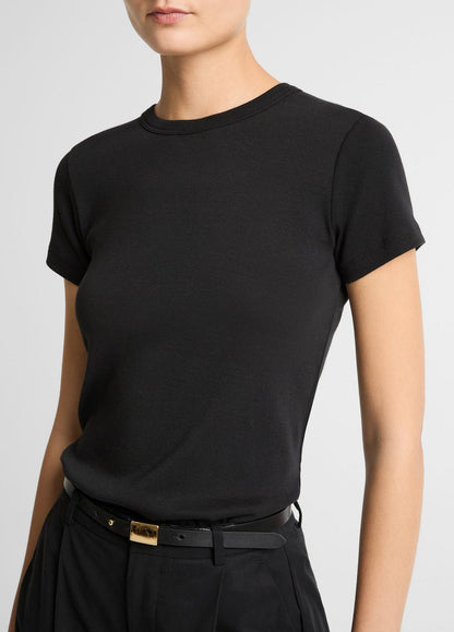 VINCE Women Pima Cotton-Blend '90s Shrunken T-Shirt in Short Sleeve