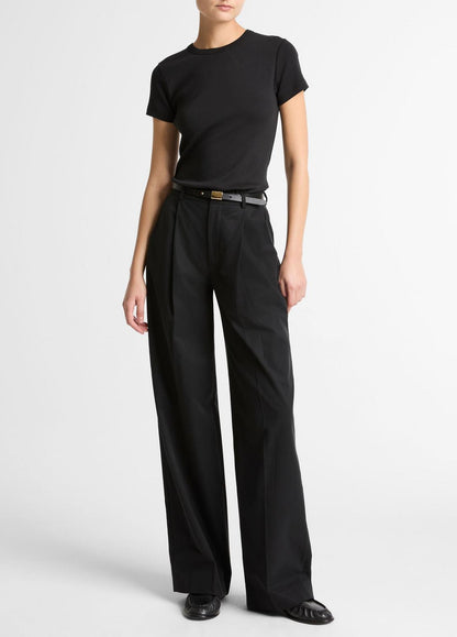 VINCE Women Pima Cotton-Blend '90s Shrunken T-Shirt in Short Sleeve