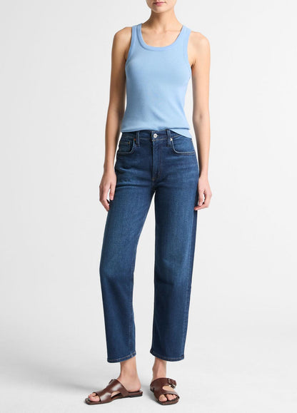VINCE Women Ribbed Scoop-Neck Tank in Tank Tops