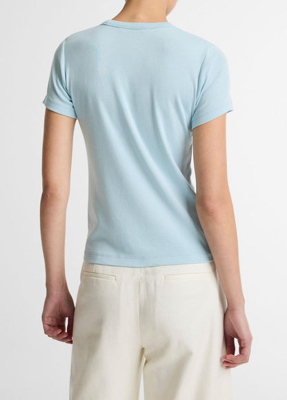 VINCE Women Pima Cotton-Blend '90s Shrunken T-Shirt in Short Sleeve