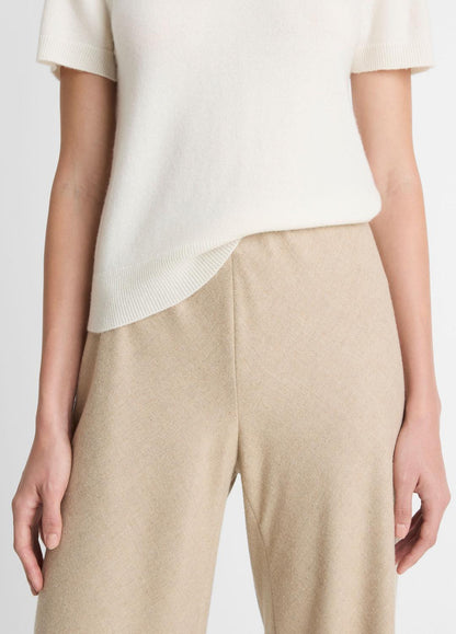 VINCE Women Italian Wool-Blend High-Waist Bias Pant in Trousers