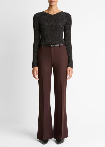 VINCE Women Sculptural Flare Trouser in Trousers