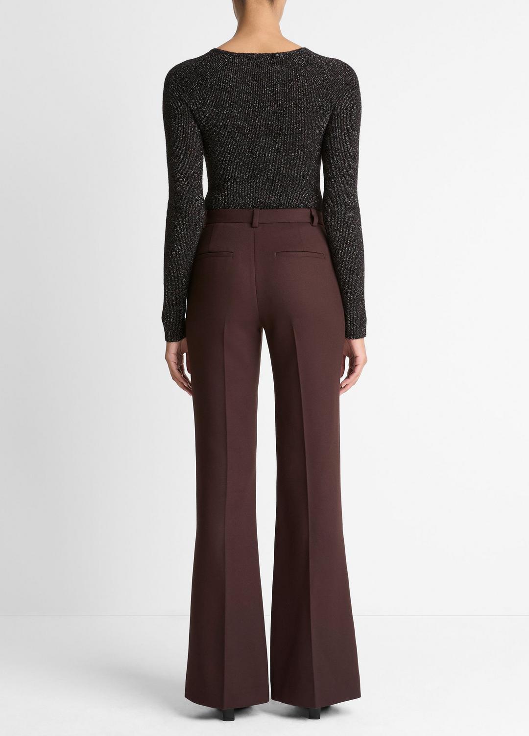 VINCE Women Sculptural Flare Trouser in Trousers