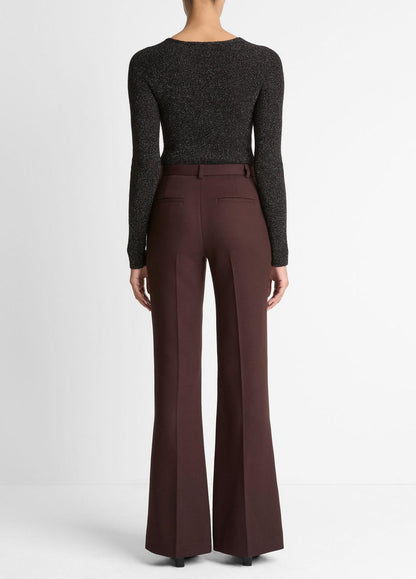 VINCE Women Sculptural Flare Trouser in Trousers