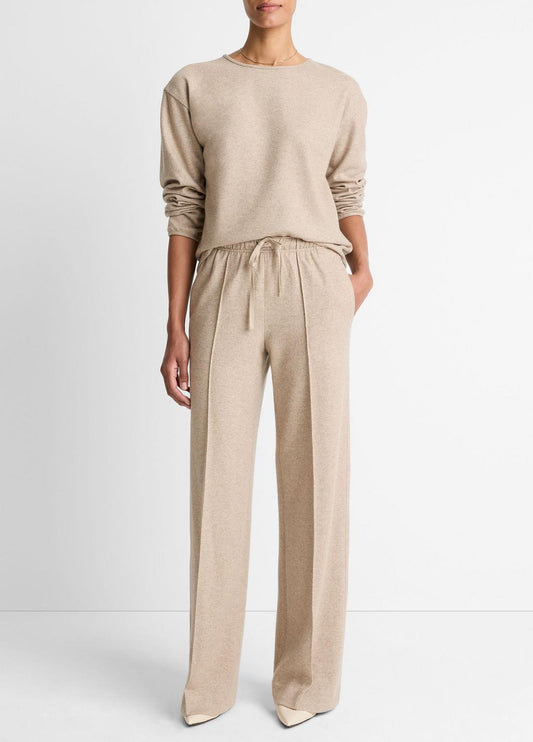 VINCE Women Wool-Blend Tailored Wide-Leg Pant in Wide Leg