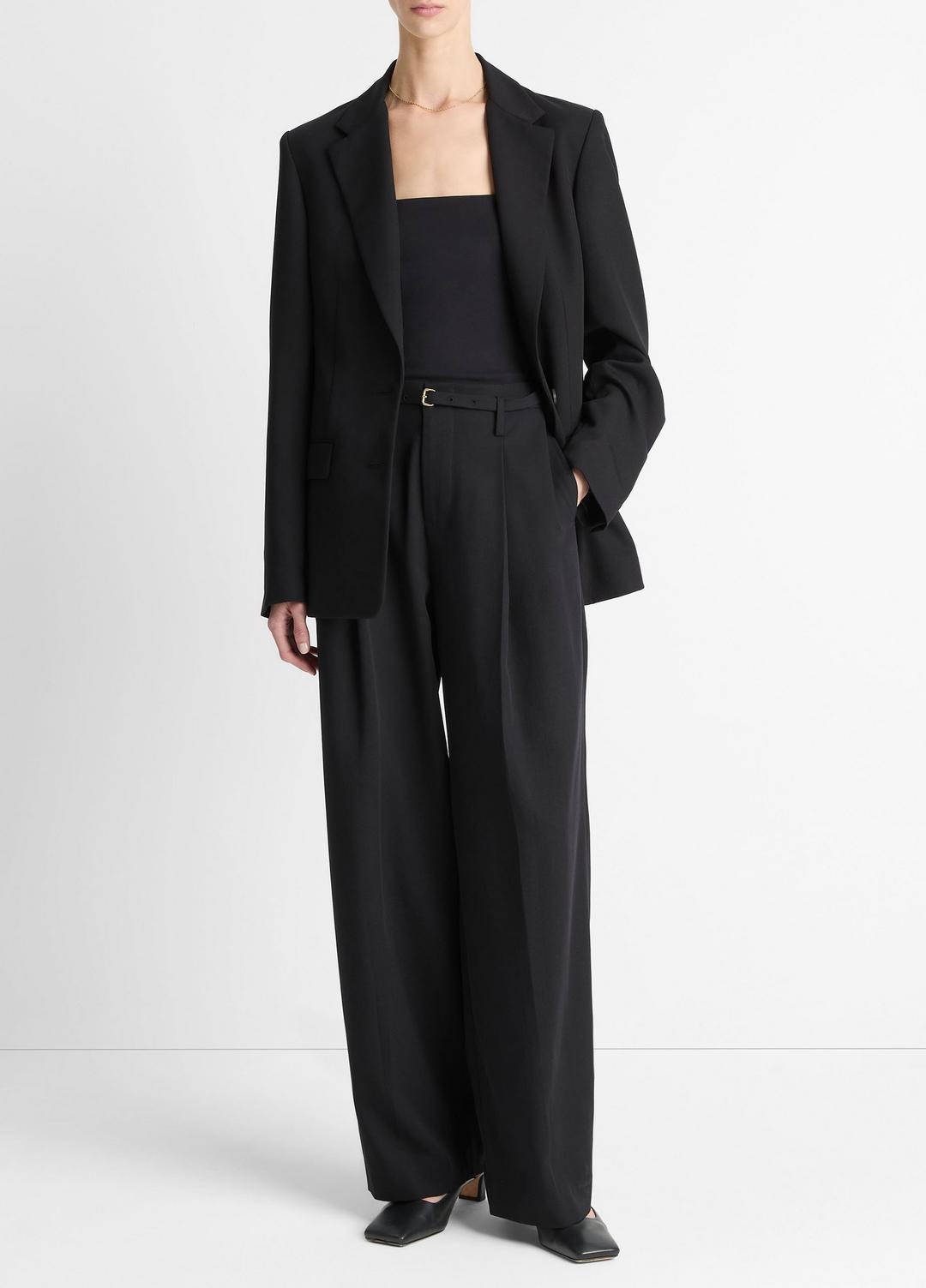 VINCE Women High-Waist Pleated Trouser in Trousers