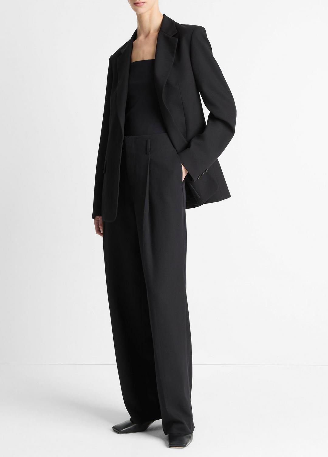 VINCE Women High-Waist Pleated Trouser in Trousers