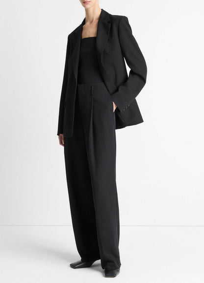 VINCE Women High-Waist Pleated Trouser in Trousers