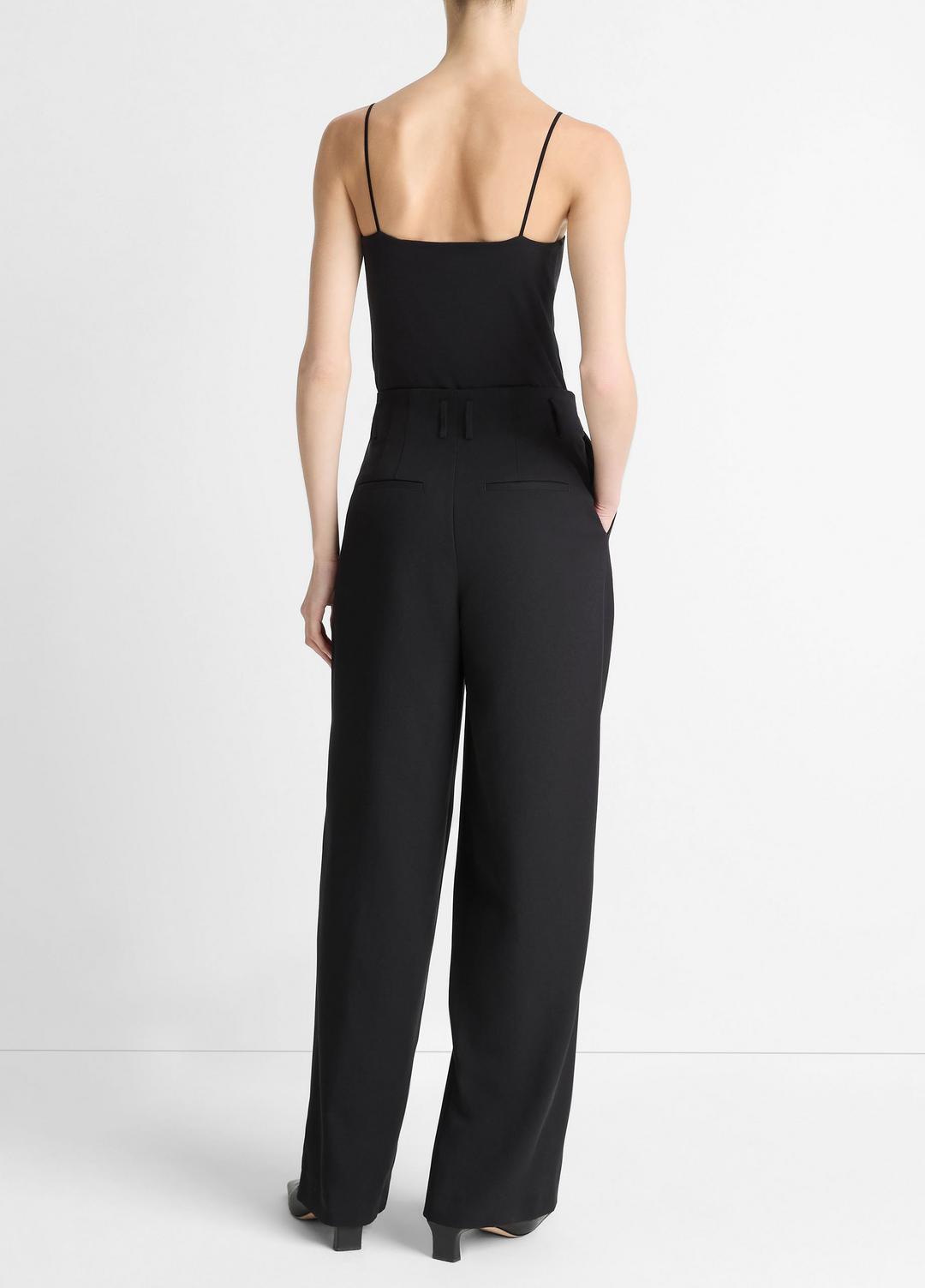 VINCE Women High-Waist Pleated Trouser in Trousers
