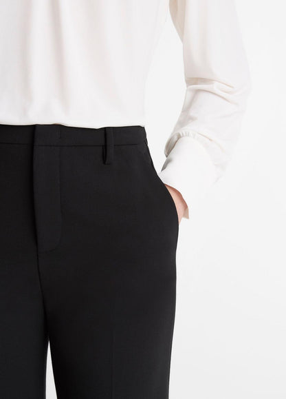 VINCE Women Mid-Rise Tailored Flare Pant in Trousers