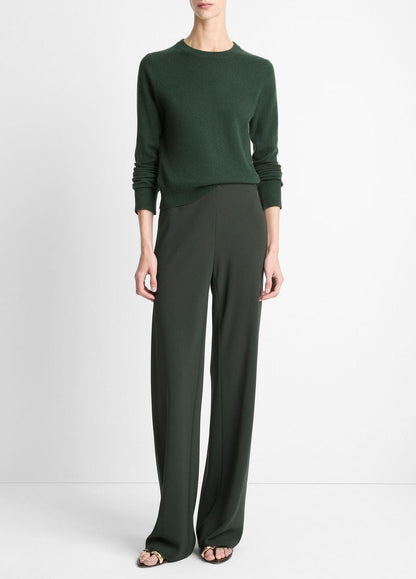 VINCE Women Colette High-Rise Crepe Bias Pant in Trousers