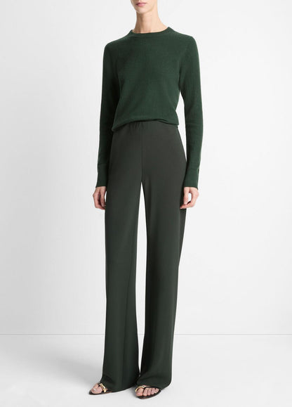 VINCE Women Colette High-Rise Crepe Bias Pant in Trousers