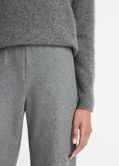 VINCE Women Italian Wool-Blend High-Waist Bias Pant in Trousers